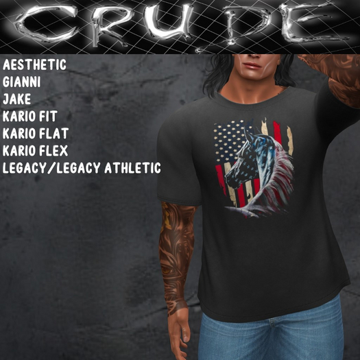 American Horse Men's T-Shirt (MCT)  <Wear Me>