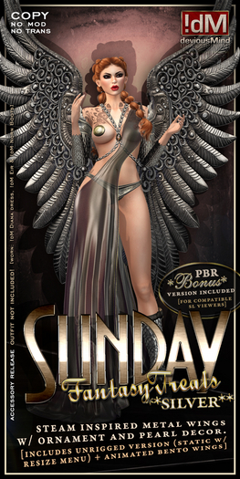 !dM deviousMind "Sunday" SteamWings **SILVER**