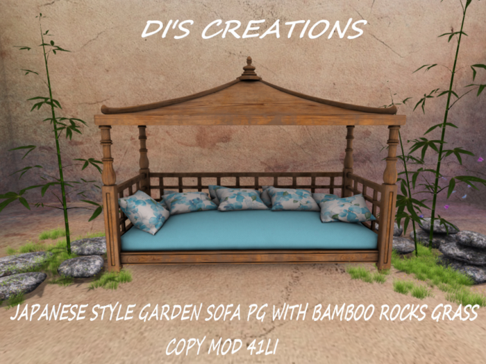 JAPANESE STYLE GARDEN SOFA