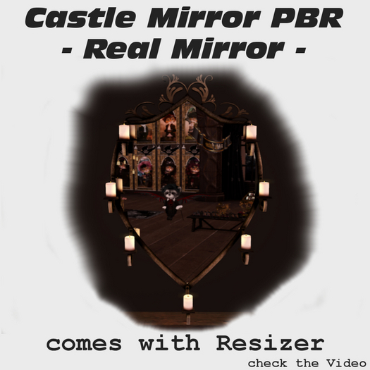 Castle Mirror PBR  - Real Mirror