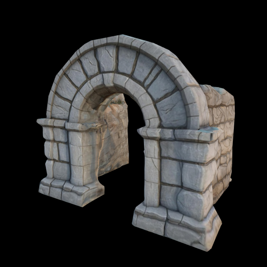 {S} Full Perm Old Stone Rubble Entry 01