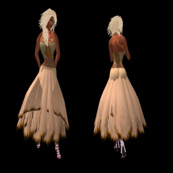 Second Life Marketplace - *Dani's* Orange feather skirt