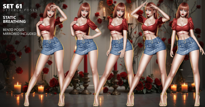 DePERLA POSES - Set 61 [static+breathing]