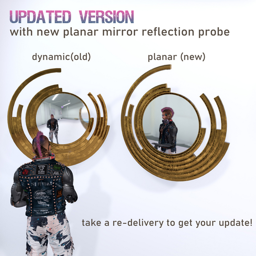 LSD Mirror "Cercles" - Realtime Reflections & PBR Materials