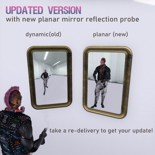 LSD Mirror Biedermeier Style - with PBR-Materials