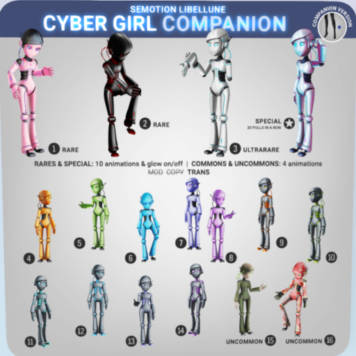 SEmotion Libellune Cyber Girl Companion COMMON 07