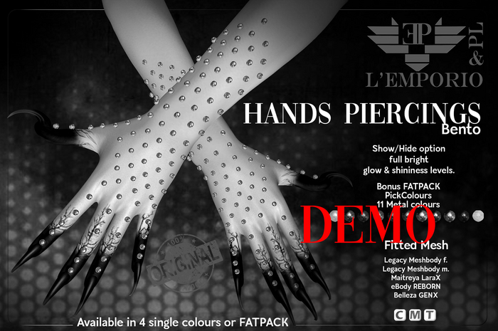 D*E*M*O   L'Emporio&PL ::*Hand Piercing*::  -Rez and Open-
