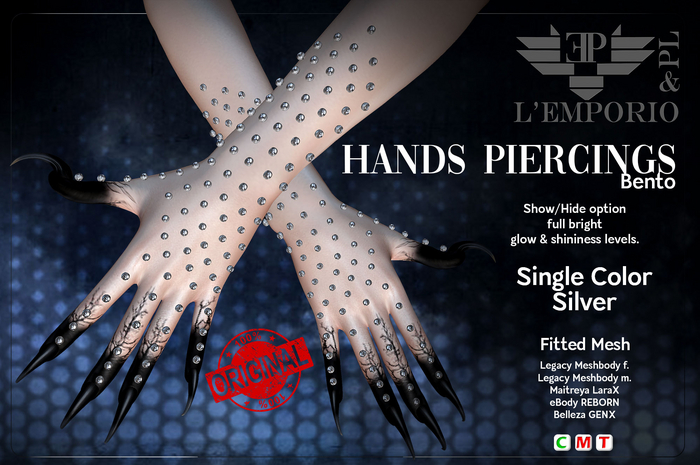 L'Emporio&PL ::*Hand Piercing*:: -SILVER -