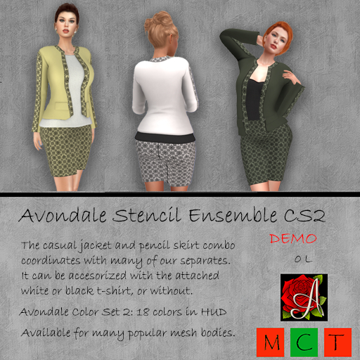 Avondale Stencil Ensemble CS2 DEMO