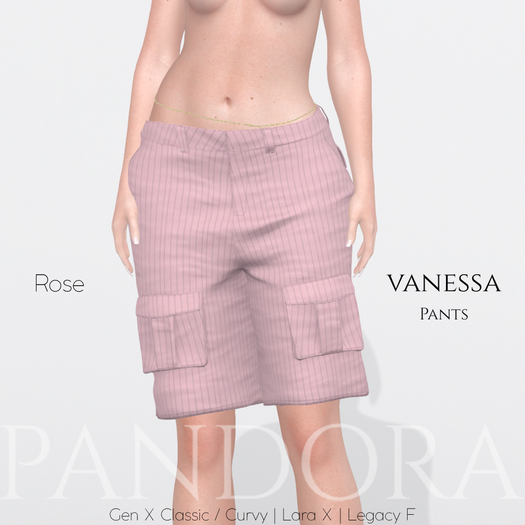 -PANDORA- VANESSA Pants  - Rose -
