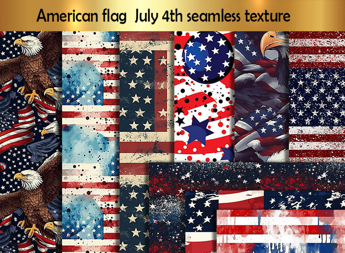 Patriotic american flag  July 4th USA America United States A