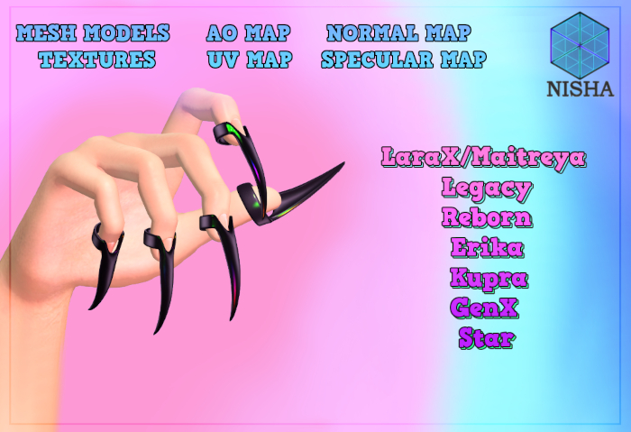 Nisha - Metal claws female