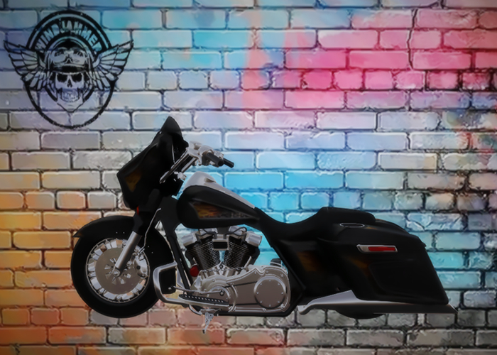 MOTORCYCLE BAD AZZ DRESSER MOTORCYCLE