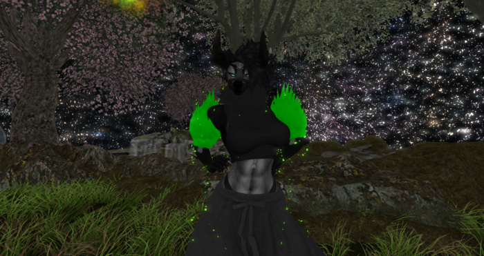 Spiked Upper Arm Fluffs