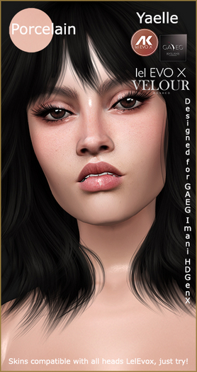 ~Meow Meow~ Yaelle skin head - GAEG/Evox -Porcelain- box