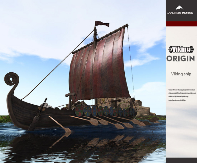[Dolphin Design] Viking ship