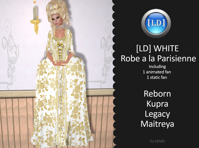 [LD] WHITE Robe a la Parisienne