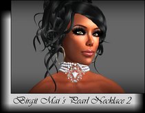 Birgit Mai's Pearl Necklace with Gems 2 (BOXED)