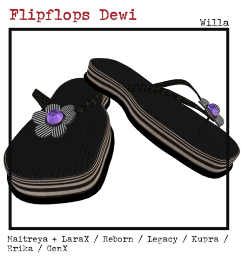:::darKrose::: Flipflops Dewi Willa