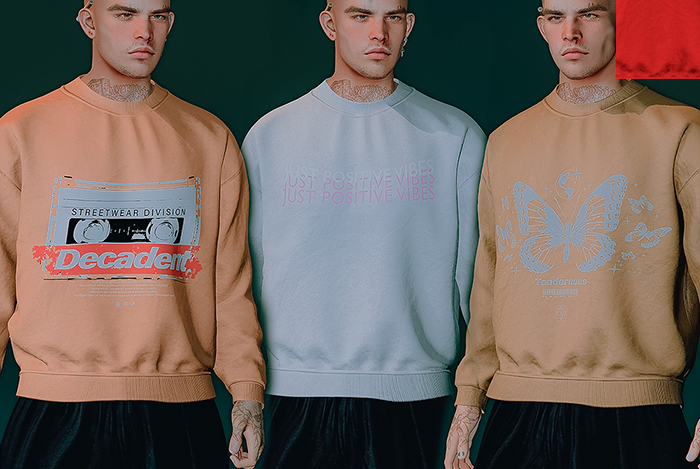 [GL - inc.] - Colin Sweatshirt Red