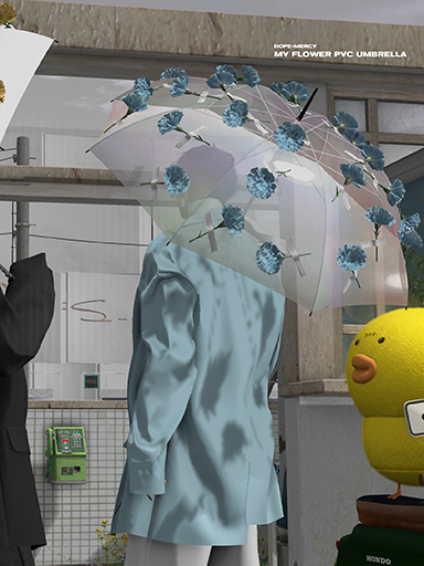 [Dope+Mercy]My Flower PVC Umbrella_Fatpack (ADD)