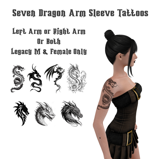 [AD] Dragon Sleeve Tattoos