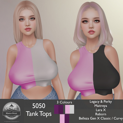 Mostyn St- 5050 Tank Tops
