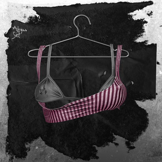 +WORN+ Abyss Top Stripes Washed Pink