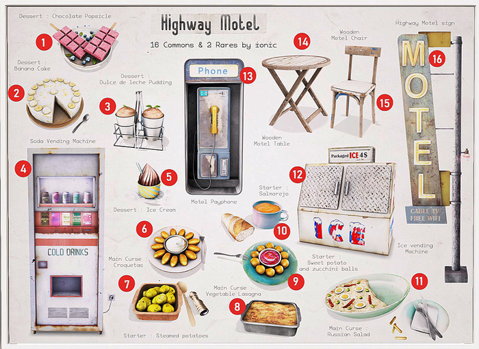 ionic : Highway Motel sign