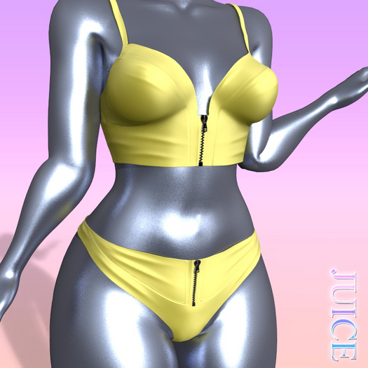 Yellow Tease Outfit LaraX + Petite X