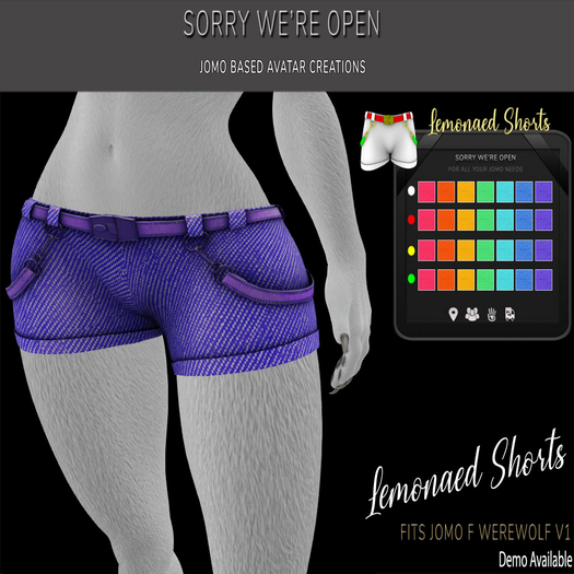 SWO LEMONAED SHORTS FOR JOMO F WEREWOLF V4