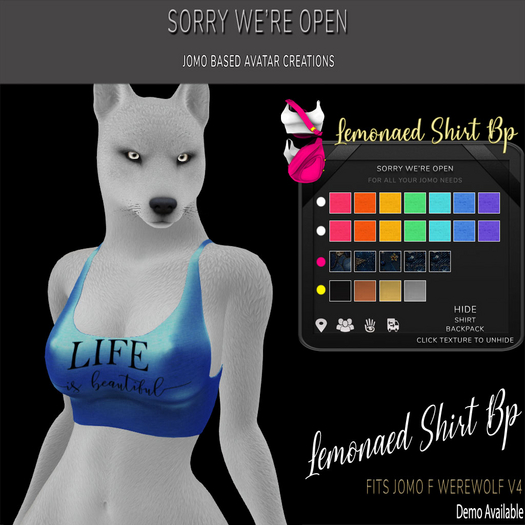 SWO LEMONAED SHIRT BP FOR JOMO F WEREWOLF V4