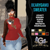 [MONTCLAIR] ~ BEARYGAMO SWEATER FEMALE RED