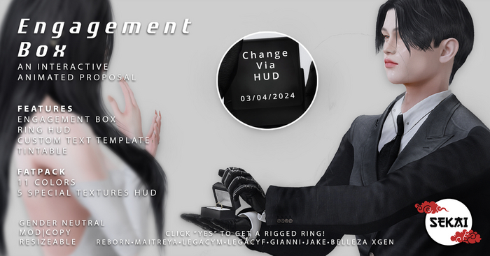 SEKAI - Engagement Ring - Red