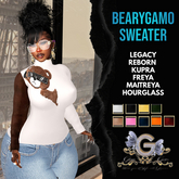 [MONTCLAIR] ~ BEARYGAMO SWEATER FEMALE WHITE
