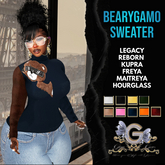 [MONTCLAIR] ~ BEARYGAMO SWEATER FEMALE BLUE