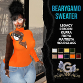 [MONTCLAIR] ~ BEARYGAMO SWEATER FEMALE ORANGE