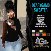 [MONTCLAIR] ~ BEARYGAMO SWEATER FEMALE BLACK