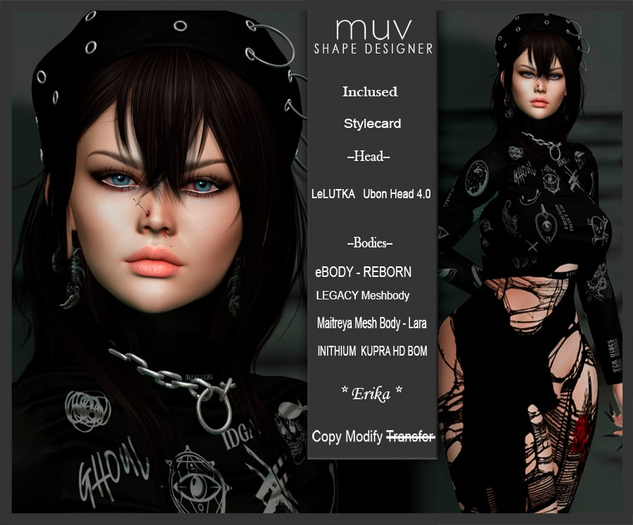 muv shape designer - Erika