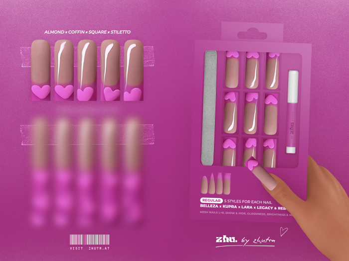zhu. Lovers mesh nails