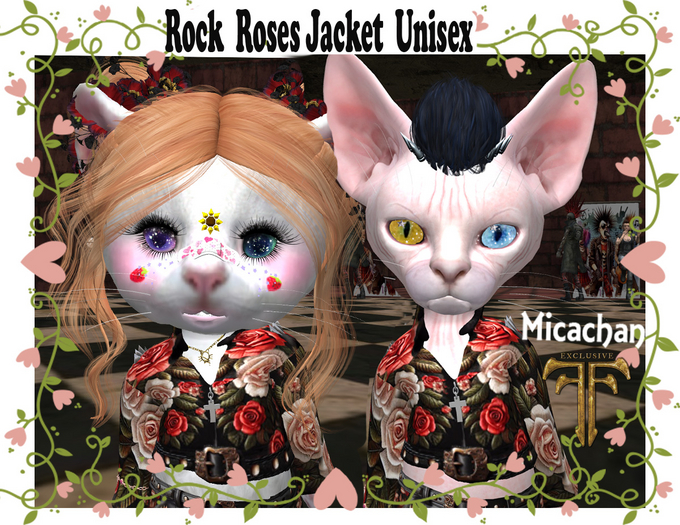 Dinkies Rock Roses Jacket Unisex (SHORT VERSION)