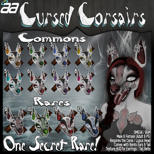 2. { aa } Cursed Corsairs - Green (COMMON) (DO NOT REZ)