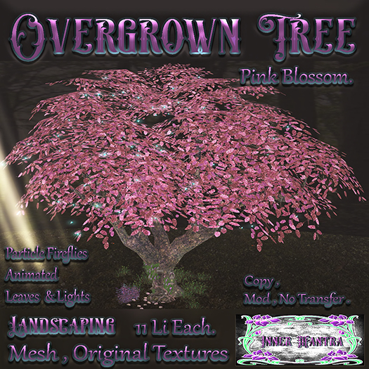 +Inner Mantra+ Overgrown Garden Tree Pink Blossom {Box}