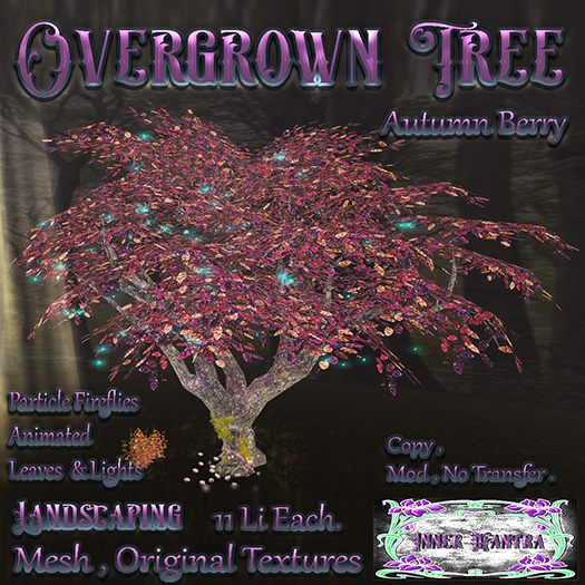 +Inner Mantra+ Overgrown Garden Tree Autumn Berry { Box}