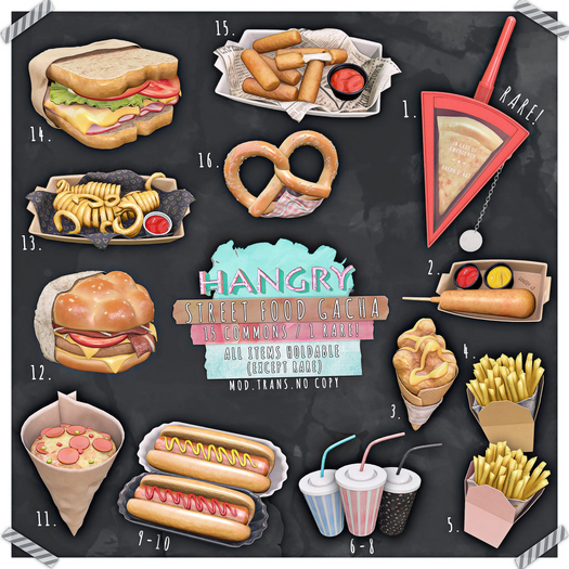 Hangry - Street Food Gacha - Soda - Hearts {8}