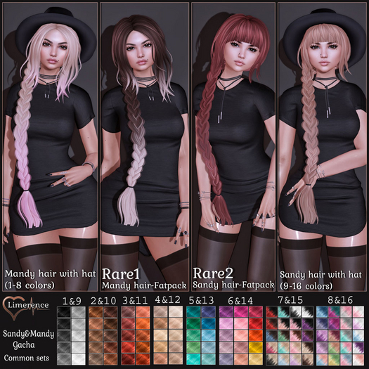 #11 {Limerence} Sandy hair with hat-Reds