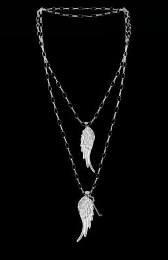~Tantalum~ Lost Wings Necklace RARE