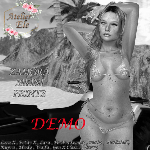 {AE} [ DEMO ]  ZAMORA BIKINI PRINT