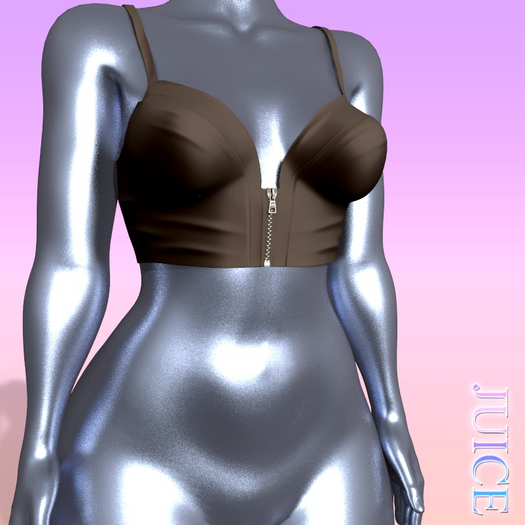 Brown Tease Top