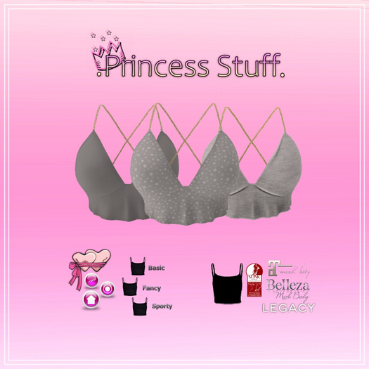 .Princess Stuff. [Lazy Sunday Top] SET *GREY*